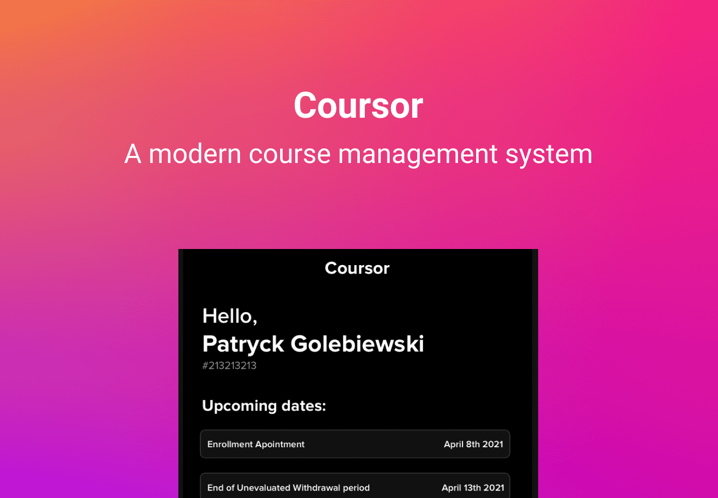 Coursor project image